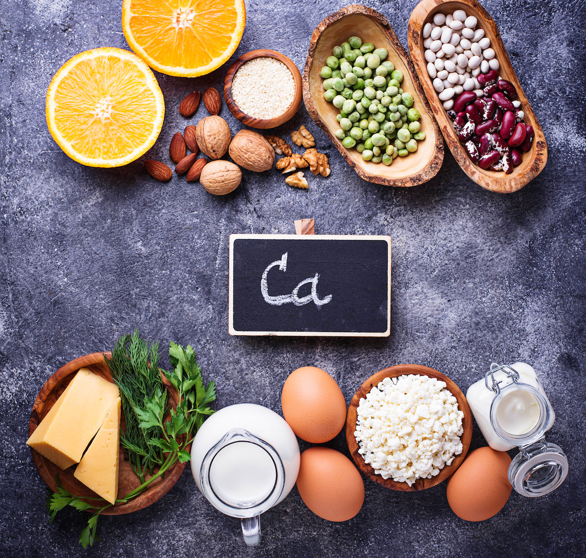 칼슘이 포함된 다양한 식품군 살펴보기